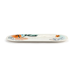 Demdaco - Citrus Blooms Med Melamine Rectangle Platter