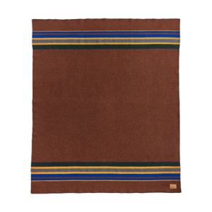 Pendleton - Yakima Throw Blanket - Stripe Tobacco