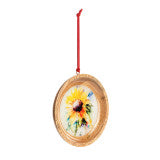 Demdaco - Sunflower Wood Ornament