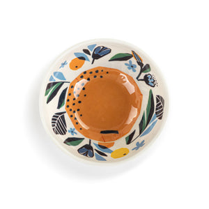 Demdaco - Citrus Blooms Melamine Dip Bowl