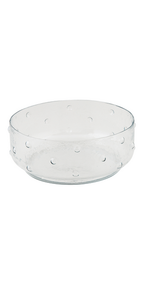 Mud Pie - Hobnail Glass Salad Bowl (Assorted Sizes)