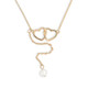 Demdaco - Dainty Double Heart Necklace