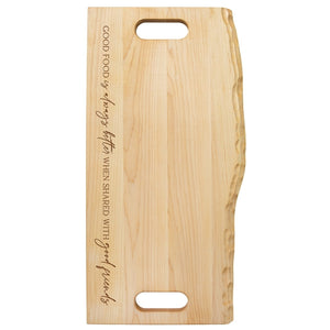 P. Graham Dunn - Good Food is Always Better When Shared With Good People-Cutting Board
