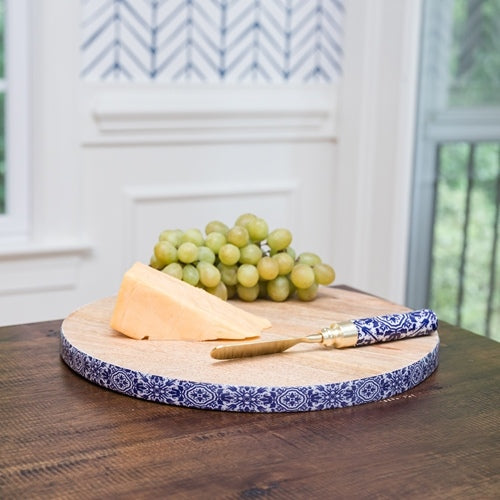 Mary Square Home - Round Cutting Board "Fine China"