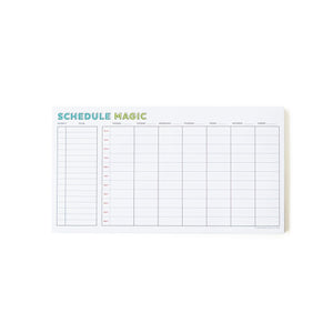 Free Period Press - Weekly Schedule Magic Notepad