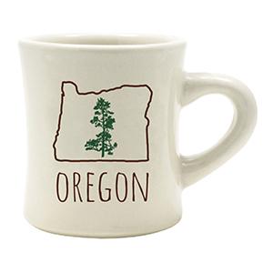 Salty Raven - Oregon Pine Diners Mug (10oz)