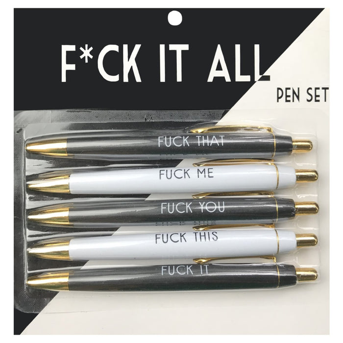Fun Club - F*ck It All Pen Set *Contains Profanity*