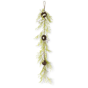 K&K Interiors - Twig Bird Nest Garland (59 in)