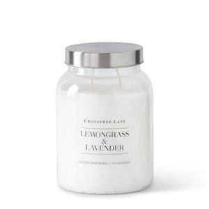 K&K Interiors - Lemongrass & Lavender Crosstree Lane Candle (24 oz)