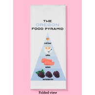 Bad Grandma Designs - The Oregon Food Pyramid Dish Towel