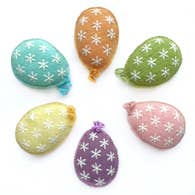 Ornaments 4 Orphans - Assorted Easter Eggs Ornaments W/ White Flowers