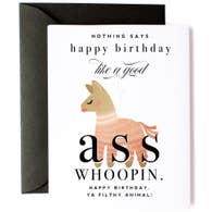 Kitty Meow Boutique - 'Pinata, Ass Whoopin" Card
