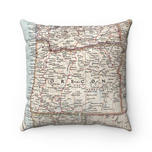 Daisy Mae Designs - Oregon Map Pillow