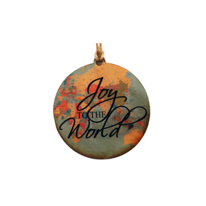 Driftless Studios - "Joy To The World Map" Christmas Ornament