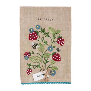 Mud Pie - Fruit Embroidered Hand Towels