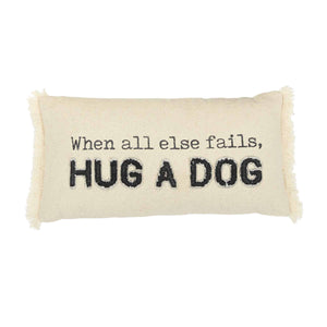 Mud Pie - Hug a Dog Pillow