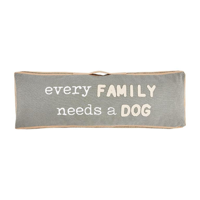Mud Pie - Every Family Long Dog Pillow