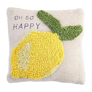 Mud Pie - Fruity Mini Hooked Pillow (Assorted)
