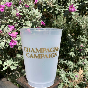 Sip Hip Hooray - Champagne Campaign Reusable Cups - Set of 10 Cups