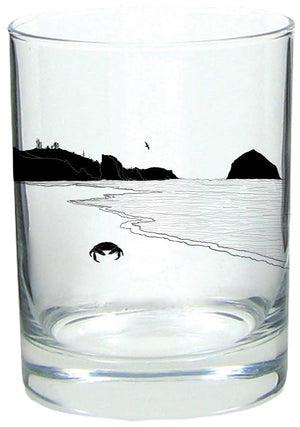 Salty Raven - Crabby Beach Rocks Glass