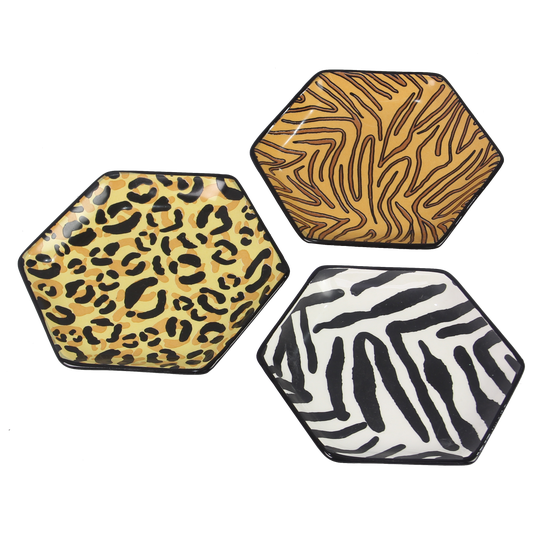 Young's - Ceramic Animal Print Trinket Dish (Various Colors)