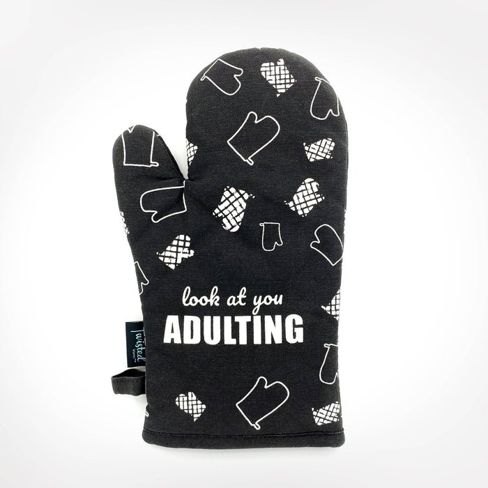 Twisted Wares - Look At You Adulting Oven Mitt