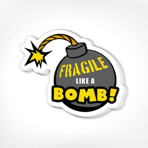 Twisted Wares - Fragile Like A Bomb Stickers