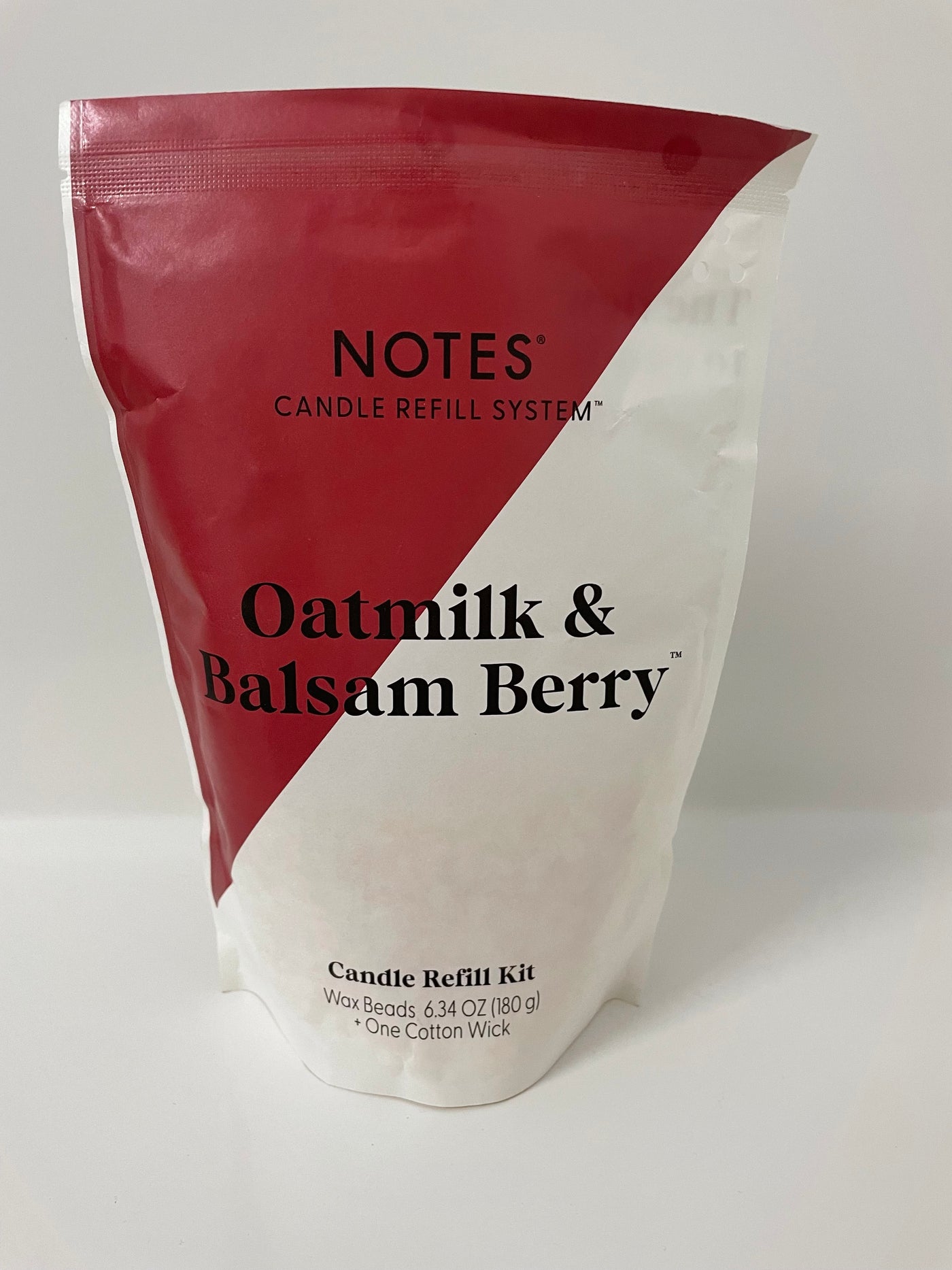 NOTES Sustainable Candle Refill Kit Oatmilk & Balsam Berry
