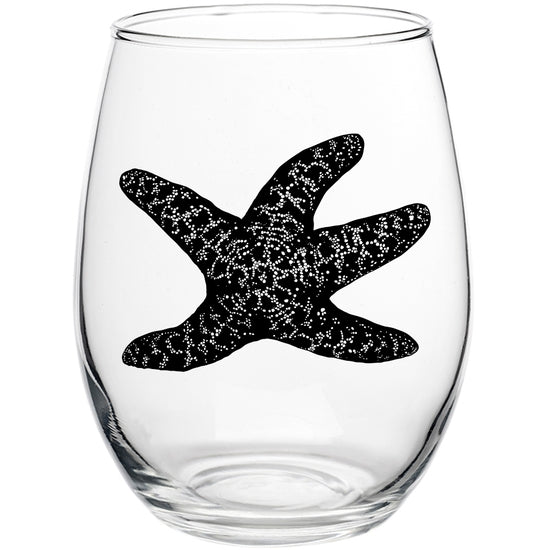 Salty Raven - Starfish Stemless Wine Glass