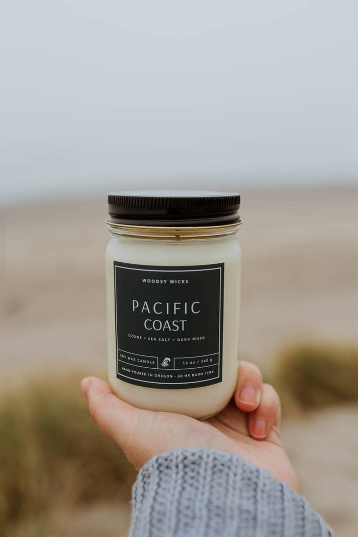 Woodsy Wicks - Pacific Coast Candle 4oz