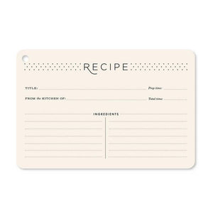 Inklings Paperie - Recipe Ring Re-fill Cards