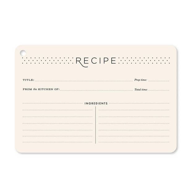 Cocktail Recipe Re-fill Cards – Inklings Paperie