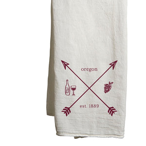 Mercantile 12 - Oregon Arrows Tea Towel