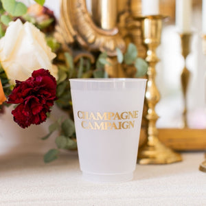 Sip Hip Hooray - Champagne Campaign Reusable Cups - Set of 10 Cups