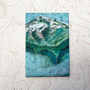 Final Switchback by Katie Jeanne Reim-  Oregon Wilderness Magnets (Assorted)