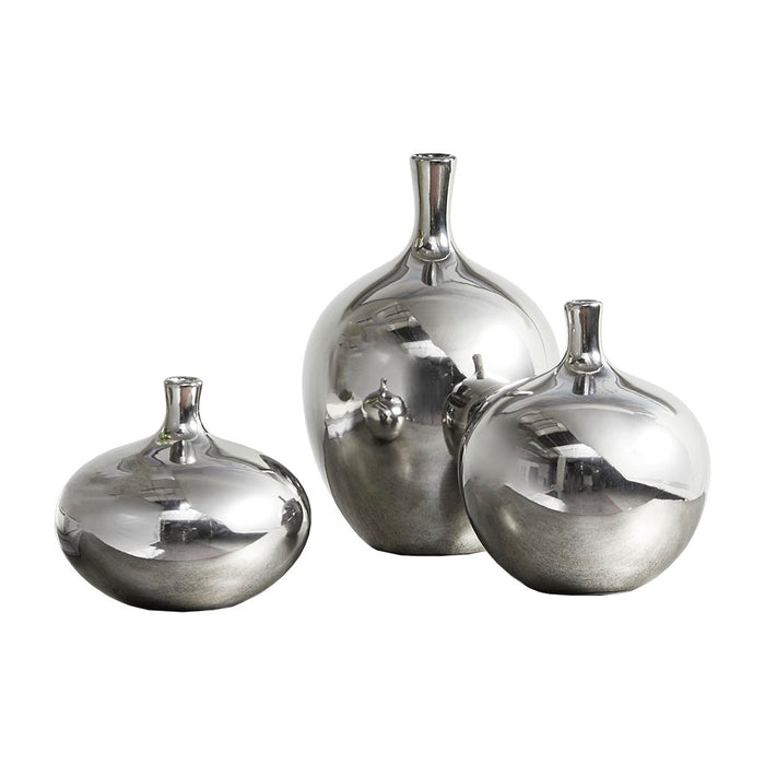 Olliix - Handmade Ceramic Silver Plating Vases