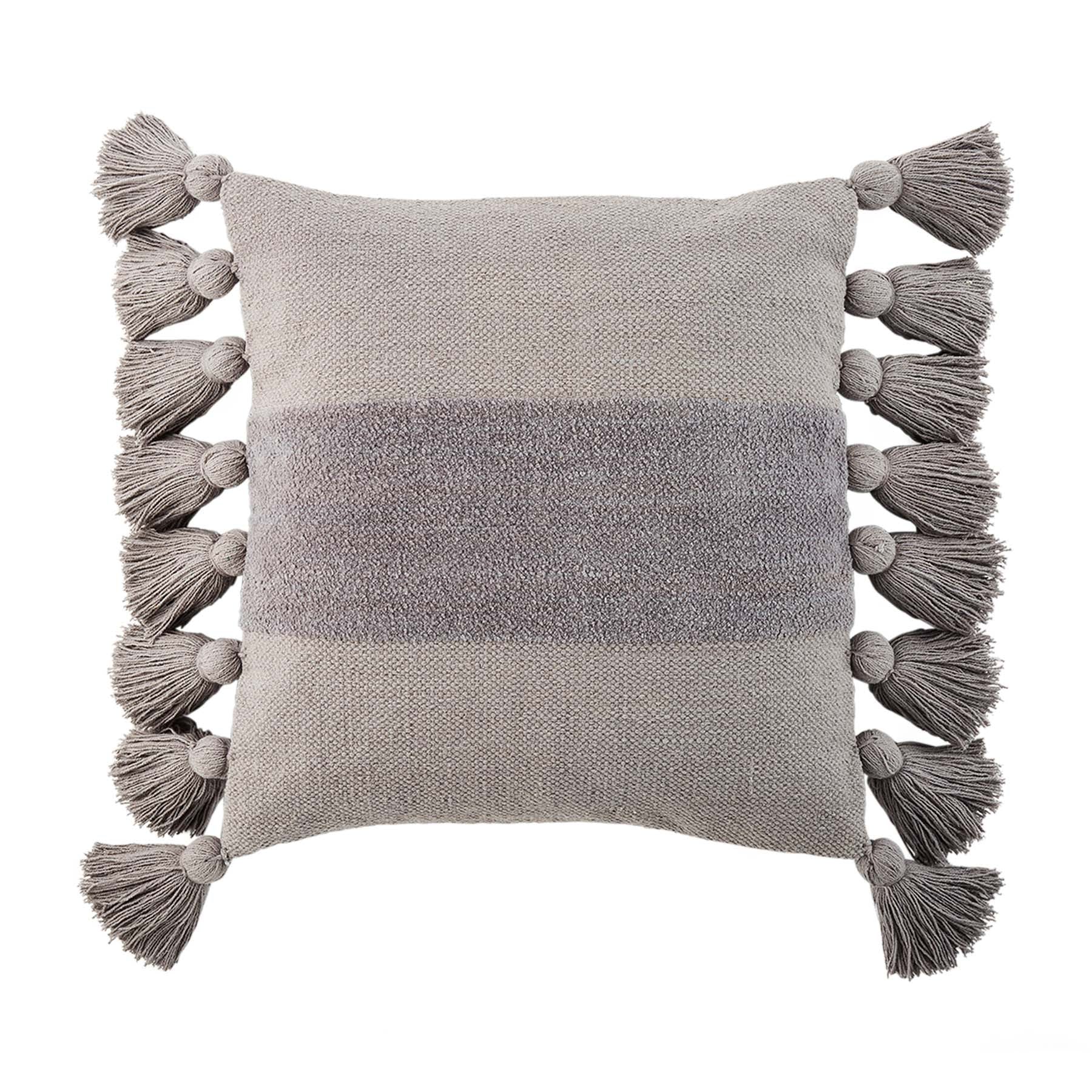 Chenille knit best sale tassel pillow