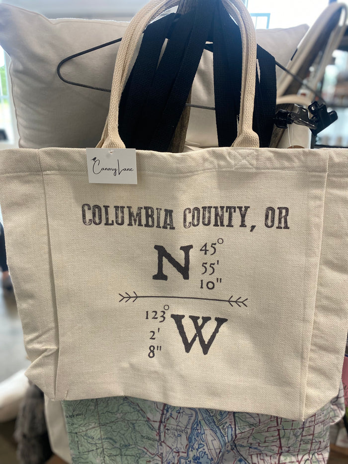 Southern Sisters Home - Hometown Columbia County Canvas Tote